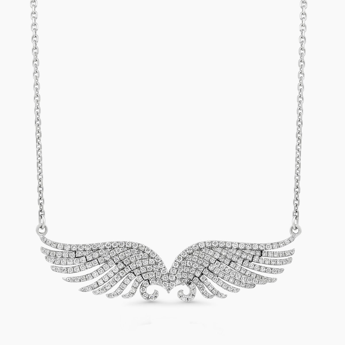 Diamond Angel Wings Necklace – Prince Jewelers